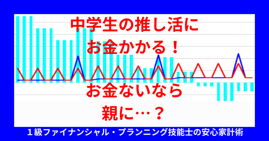 中学生の推し活にお金かかる！お金ないなら親に…？