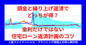 頭金と繰り上げ返済でどっちが得？金利だけではない住宅ローン返済計画のコツ